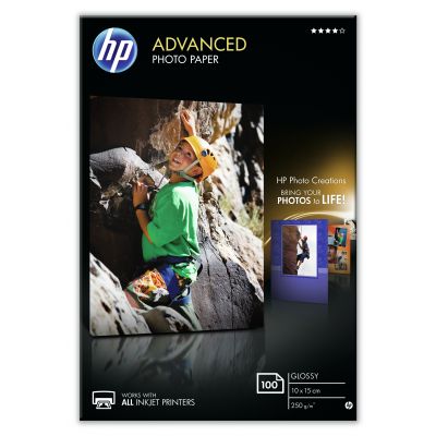 Paber HP Q8692A Advanced Glossy Photo Paper 100l 10x15 250gr