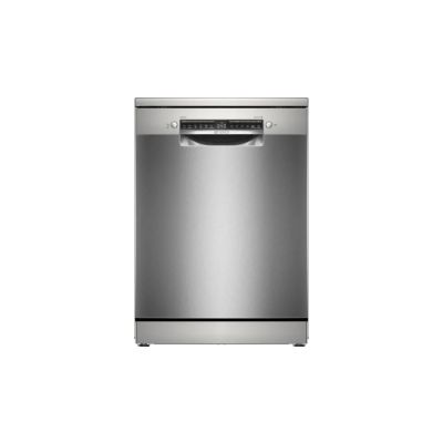 Dishwasher | SMS4HVI00E | Free standing | Width 60 cm | Number of place settings 14 | Number of programs 6 | Energy efficiency class D | Display | AquaStop function | Silver inox