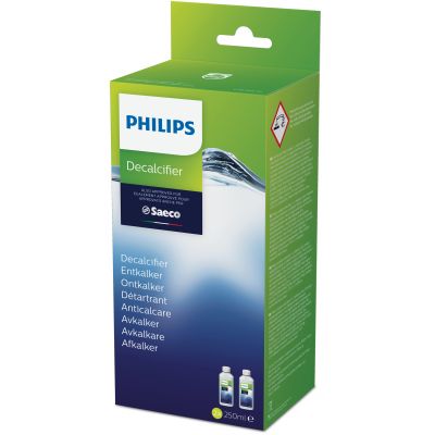 Katlakivi eemaldaja 2x250ml (500ml) topeltpakk - puhastusvedelik espressomasinale Philips Saeco Gaggia - katlakivieemalduse tsükkel
