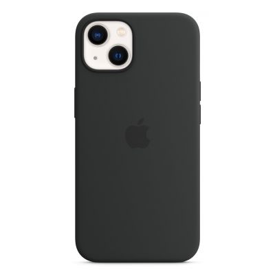 Apple iPhone 13 Silicone Case with MagSafe - Midnight | Apple