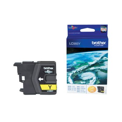 Ink Brother LC985Y Yellow DCP-J125 / J315W / J515W, MFC-J410 / J615W 260 pages @ 5 %