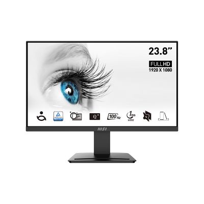 LCD Monitor|MSI|PRO MP2412|23.8"|Business|Panel VA|1920x1080|16:9|100Hz|Matte|4 ms|Tilt|Colour Black|PROMP2412