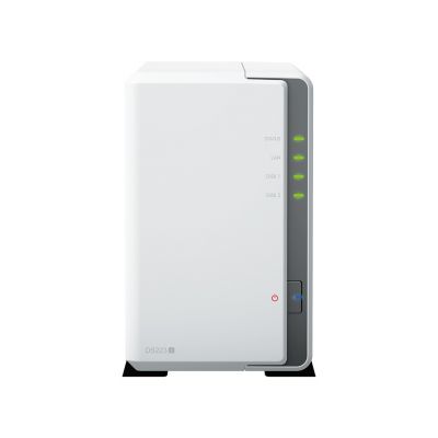 Synology | Tower NAS | DS223j | up to 2 HDD/SSD | Realtek | RTD1619B | Processor frequency 1.7 GHz | 1 GB | DDR4