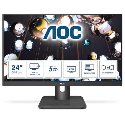 LCD Monitor|AOC|24E1Q|23.8"|Panel IPS|1920x1080|16:9|60Hz|5 ms|Speakers|Tilt|24E1Q