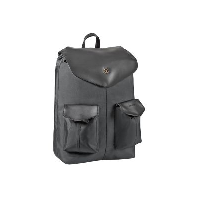 Sülearvutikott Wenger MarieJo 14'' Laptop Convertible Backpack Sling w.Tab pocket, must Polyester/PU-nahk/lillemuster, 14L 27x39x18cm 400gr