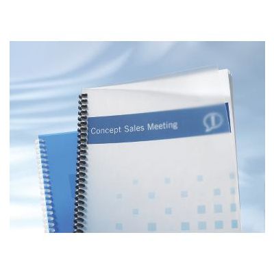 Binding Cover GBC Poly Clear View A4 450 Micron Frosted