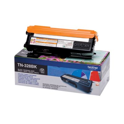 Toner Brother TN328Bk Black 6000lk @ 5 % HL-4570CD, DCP-9270CDN, MFC-9970CDW