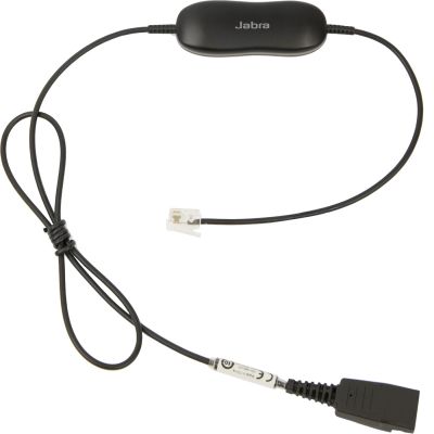JABRA Smart Cord, QD to RJ9, straight, with 8-position switch configurator, for Avaya one-X Telephone system ( for 96XX Series)