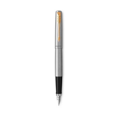 Fountain pen PARKER Jotter Stainless Steel CT, Medium, blue