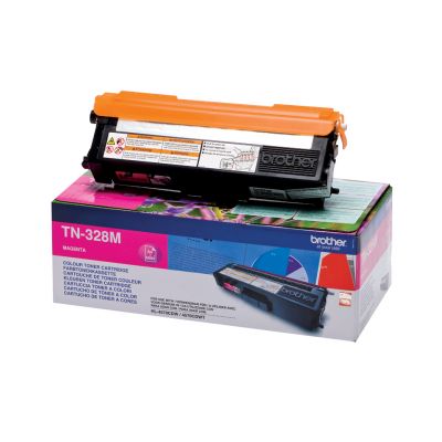 Toner Brother TN328M Magenta 6000lk @ 5 % HL-4570CD, DCP-9270CDN, MFC-9970CDW