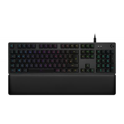 LOGITECH G513 Corded RGB Mechanical Gaming Keyboard - CARBON - FRA - USB - CLICKY