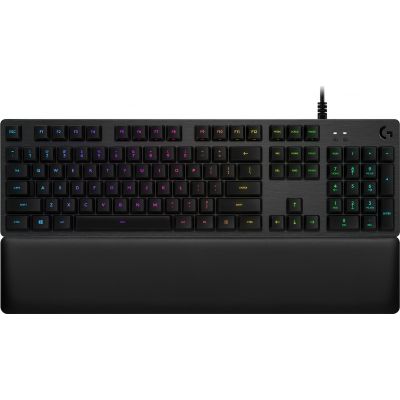 LOGITECH G513 Corded RGB Mechanical Gaming Keyboard - CARBON - UK - USB - CLICKY