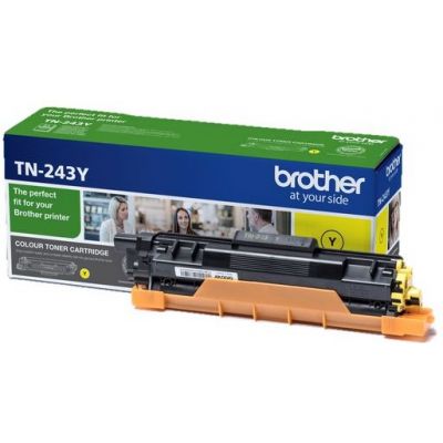 Tooner Brother TN243Y Yellow 1000lk@5% DCP-L3510CDW, L3550CDW, HL-L3210CW, L3230CDW, L3270CDW, MFC-L3710CW, L3730CDN, L3750CDW, L3770CDW