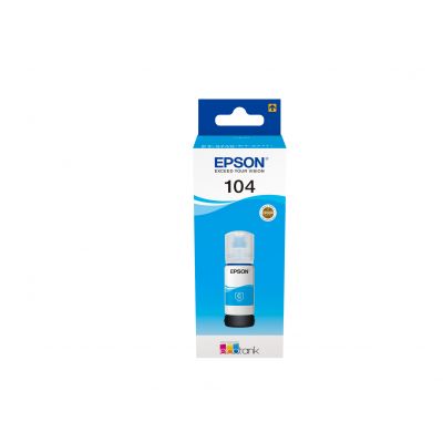 EPSON 104 EcoTank Cyan ink bottle (WE)