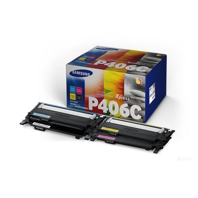 Toner Samsung CLT-P406C CMYK Value Pack CLP-360, 365, CLX-3305, C410W, C460W, C460FW