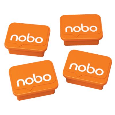 Nobo Magnets Orange 18x22mm