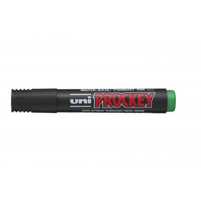 Marker UNI PM122 green, waterproof, round end 1.5-2mm