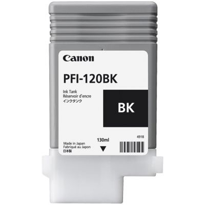 Tint Canon PFI-120Bk black pigmentmust 130ml imagePROGRAF TM-200/TM-205/TM-300/TM-305 MFP T36