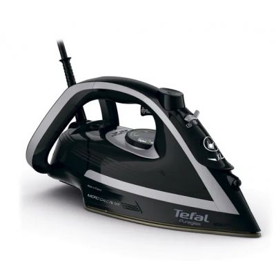 TEFAL | FV8062 Puregliss | Steam Iron | 3000 W | Water tank capacity 0.27 ml | Continuous steam 50 g/min | Steam boost performance 280 g/min | Black/Grey