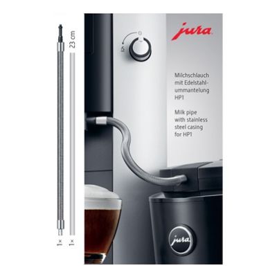 Milk pipe with stainless steel casing - JURA HP1