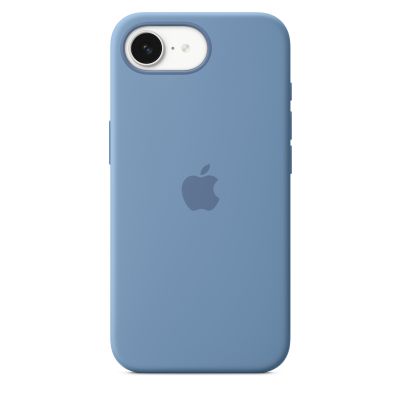 iPhone16e Silicone Case, Winter Blue
