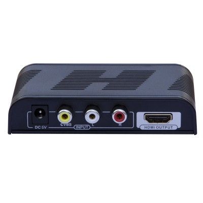Konverter TECHLY 103847 Techly RCA composite video + audio stereo L/R to HDMI converter adapter F/F