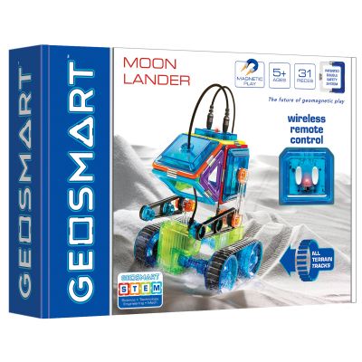 Magnetic building blocks Geosmart, Moonwalker, 31 parts, 5+