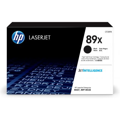 Tooner HP CF289X Black/must suuremahuline 10000lk High Capacity for LaserJet Enterprise M507, MFP M528