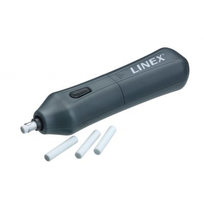Eraser electric Linex for accurate erasure, 10 spare erasers, requires 2xAAA batteries (not included)