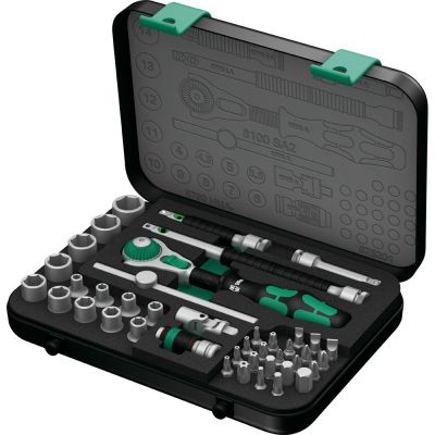 WERA 8100 SA 2 Zyklop Speed Ratched set 1/4  drive