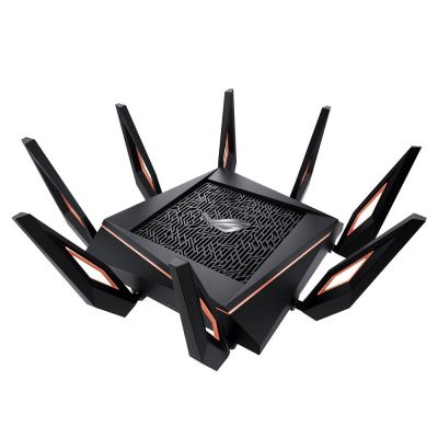 GT-AX11000 Tri-band WiFi Gaming Router | ROG Rapture | 802.11ax | 4804+1148 Mbit/s | 10/100/1000 Mbit/s | Ethernet LAN (RJ-45) ports 4 | Mesh Support Yes | MU-MiMO No | No mobile broadband | Antenna