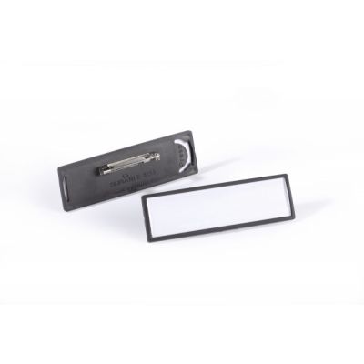 Name badge CLIP CARD 17x67 mm with flat pin Durable