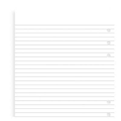 Märkmeplokk A5 Filofax, jooneline, valge
