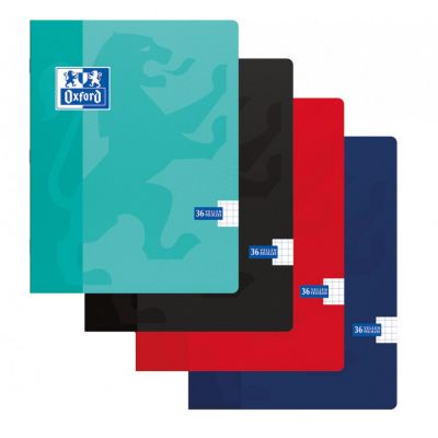 Kaustik  A5+165x210 ruut5x5 36 lehte OXFORD SCHOOL