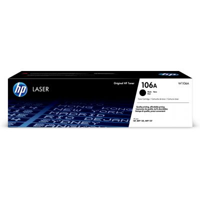 Tooner HP 106A W1106A Black/must 1000lk LaserJet 107a/107w, MFP 135a/135ag/135w/137fnw