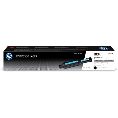 Tooner HP 103A W1103A Black/must 2500lk toner refill for Neverstop Laser 1000a/1000w, MFP1200a/1200w