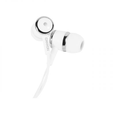 CANYON headphones EPM-01 Mic 1.2m White