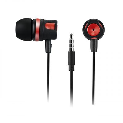 CANYON headphones EP-3 Mic 1.2m Red