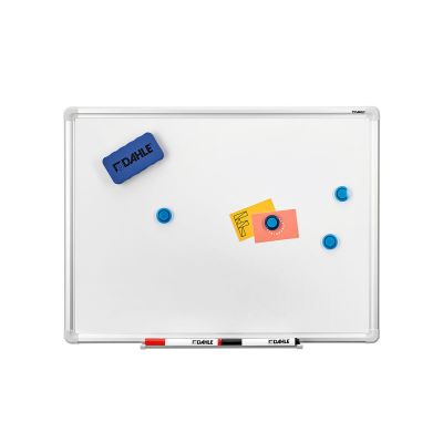 Whiteboard Dahle Basic 600x900mm, lacquer-coated surface, aluminium frame