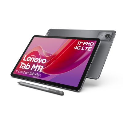 Lenovo | Tab | M11 TB330FU | 11 " | Luna Grey | IPS | 1920 x 1200 pixels | MediaTek Helio G88 | 4 GB | Soldered LPDDR4x | 128 GB | 4G | Wi-Fi | Front camera | 8 MP | Rear camera | 8 MP | Bluetooth |