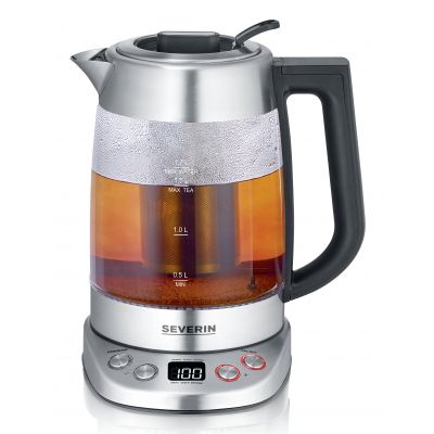 Teekeetja Severin klaas 1.7 L temp. reg