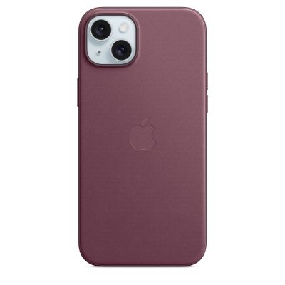 Apple iPhone 15 Plus FineWoven Case with MagSafe - Mulberry | Apple | iPhone 15 Plus FineWoven Case with MagSafe | Case with MagSafe | Apple | iPhone 15 Plus | FineWoven | Mulberry