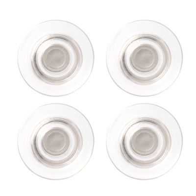 Tahvlimagnet 30mm NOBO, tugev läbipaistev 4tk kompl. Rare Earth Magnets