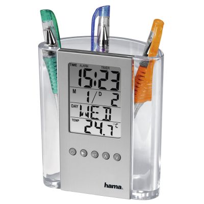 Pliiatsitops Hama, kell, kuupäev, nädalapäev, termomeeter, (patarei 2 x LR1130)