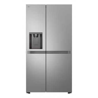 LG Refrigerator | GSLC41PYPE | Energy efficiency class E | Free standing | Side by side | Height 179 cm | Fridge net capacity 420 L | Freezer net capacity 221 L | Display | 36 dB | Grey