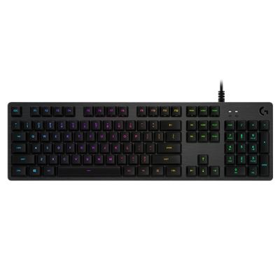 LOGITECH G512 Corded LIGHTSYNC Mechanical Gaming Keyboard - CARBON - FRA - USB - TACTILE