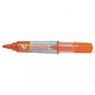 Plaque marker Pilot V Board Master with cone tip orange, with cartridge, line 2.3mm BeGreen 91% refillable