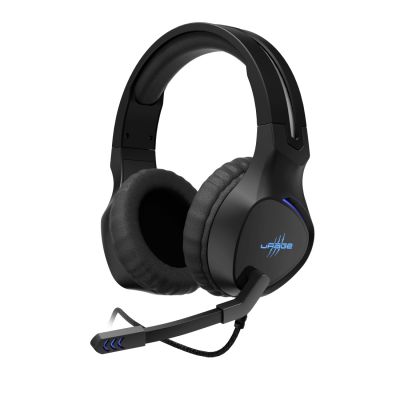 Kõrvaklapid+mikrofon Hama uRage SoundZ400 Gaming Headset, black/must, USB-kaabel 2.2m, 50mm elemendid, LED