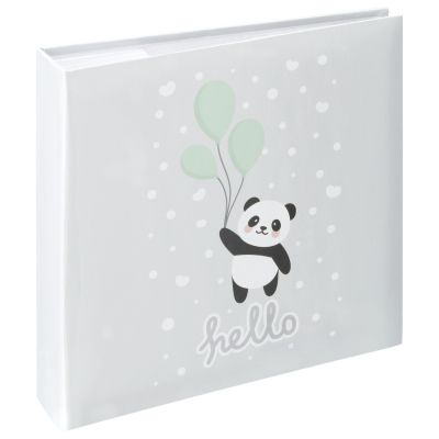 Fotoalbum 200 pilti Hama `Hello Panda` Memo Album, 10x15, pastelne, CD-tasku, 22,5 x 22 x 5 cm