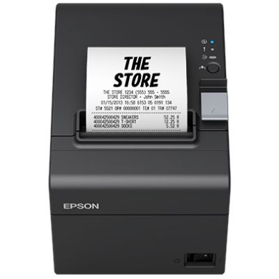 Tshekiprinter Epson TM-T20III, USB2.0, LAN Ethernet, grey, toiteplokk, EU, 140x199x146mm , speed 250mm/sec, 80mm paberi laius. 2YW